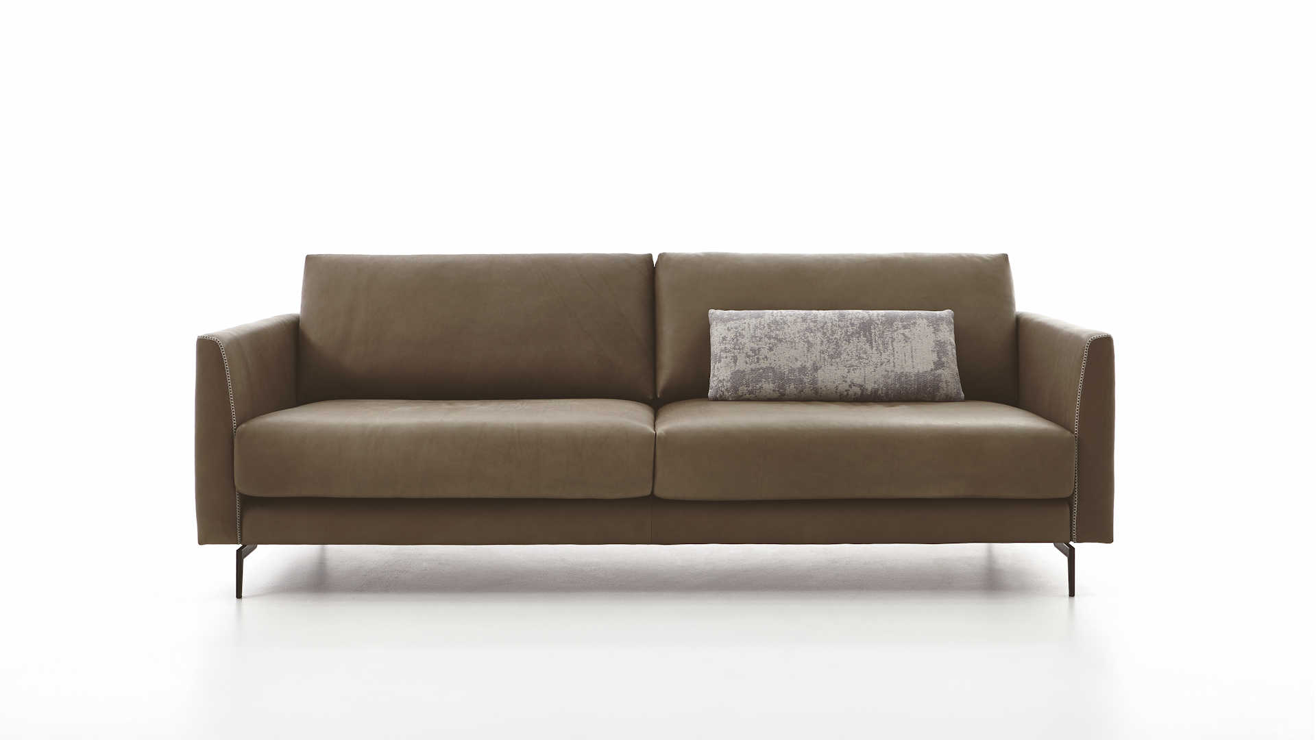 Ledersofa Z20455 - braun, 3-Sitzer