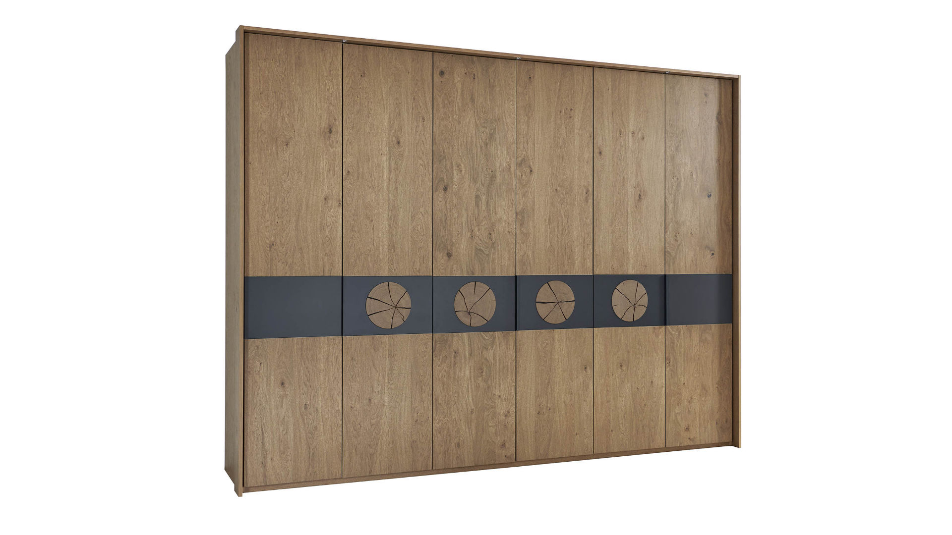 Kleiderschrank Balkeneiche Lack Z21839-4